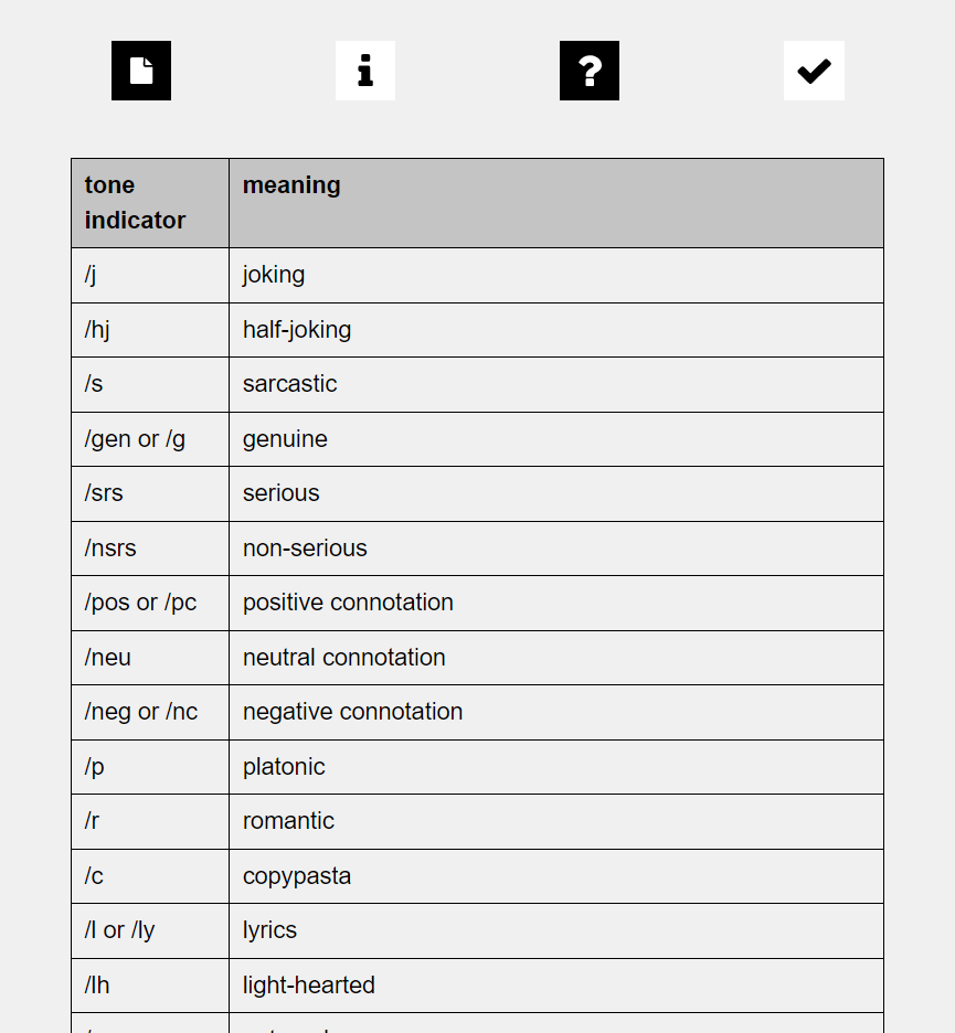 Tone Indicators: A Master List, What They Are, And How To Use Them ...