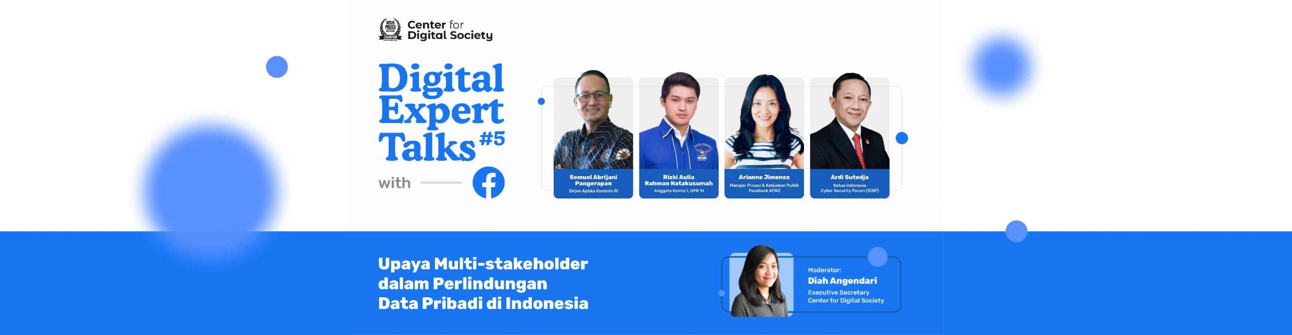 [SIARAN PERS] Upaya Multi-Stakeholder dalam Perlindungan Data Pribadi di Indonesia| Digital Expert Talks #6 with Meta