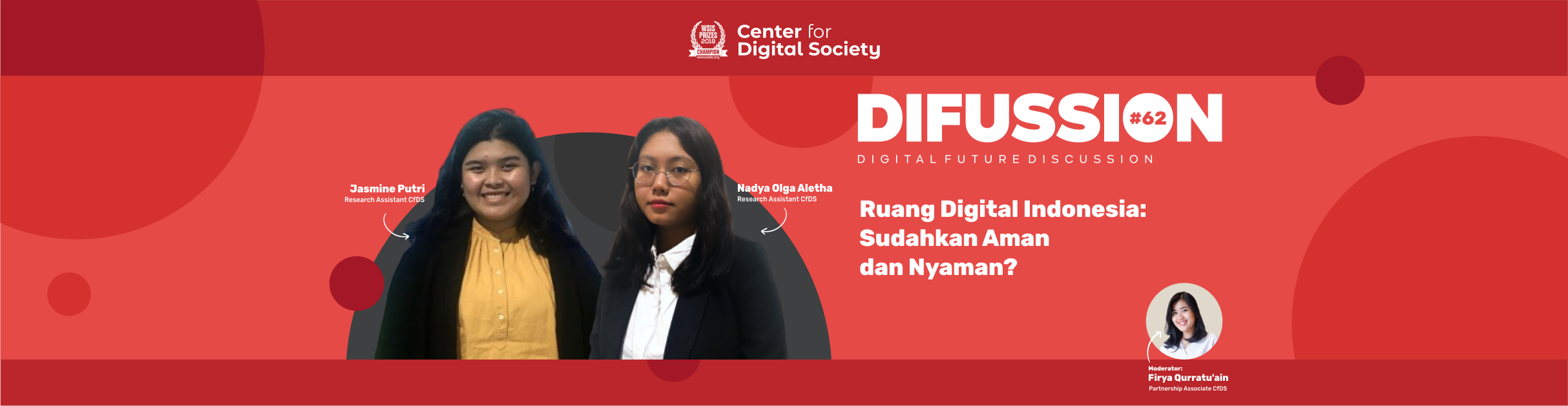 [PRESS RELEASE] Digital Space in Indonesia: Has It been Safe and Comfortable? | #DIFUSSION62