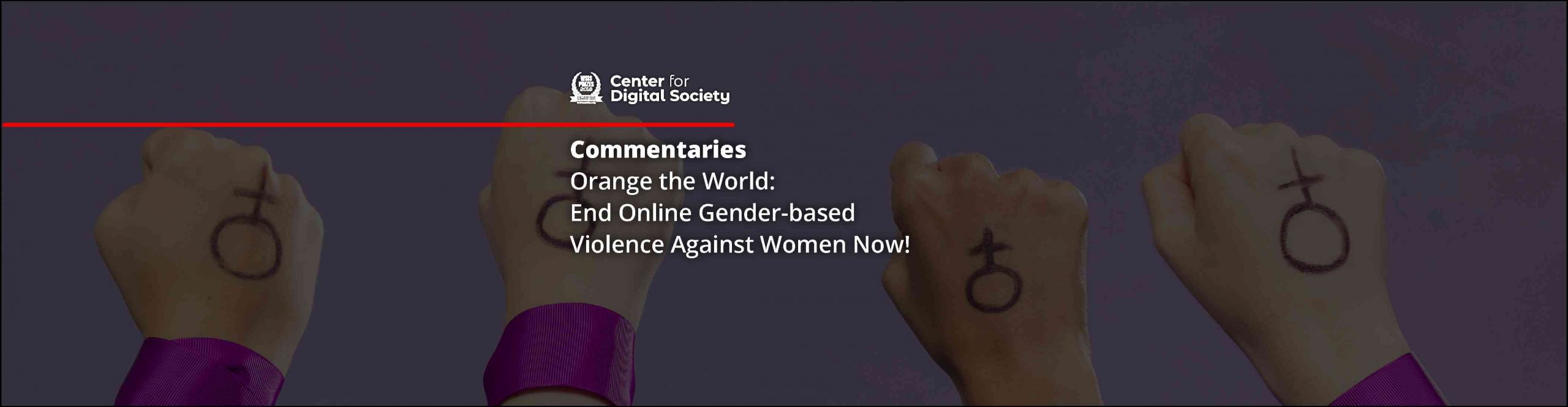 Orange the World: End Online Gender-based Violence Against Women Now!