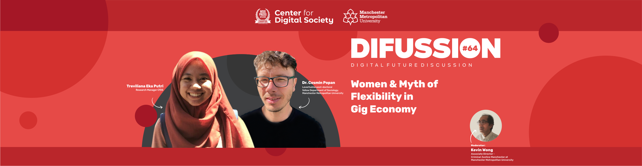 [PRESS RELEASE] Women & Myth of Flexibility in Gig Economy | #DIFUSSION64